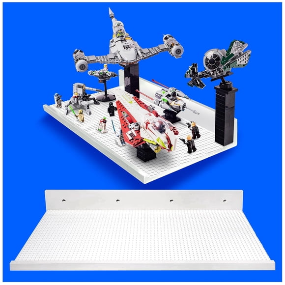 Estantes Flotantes Brickmaster Displays Extra Large compatible con Lego 2 unidades