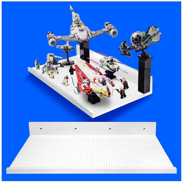 Estantes Flotantes Brickmaster Displays Extra Large compatible con Lego 2 unidades