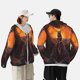 thumbnail image 4 of Fotbe Tree Hollow Meditating Giraffe Chaqueta con Protección Solar UPF 50+ para Hombre y Mujer, Camisa con Capucha y Bolsillos-XX-Large, 4 of 7
