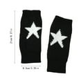 thumbnail image 2 of Fingerless Star Knitted Gloves For Women, Thumb Hole Wrist Warmers Winter Typing, Soft Stylish Mittens Arm Warmers One Size Acrylic Material, 2 of 7