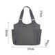 thumbnail image 2 of Bolsos para compras Bolsos de hombro de gran capacidad Bolsos casuales simples Bolso de mano Multi bolsillos Bolso liviano Bolso de hombro para mujeres y hombres, 2 of 6