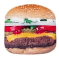 thumbnail image 2 of Flannel Hamburger Throw Blanket,Giant Round Funny Food Blanket For Kids,Funny Gift,71", 2 of 7
