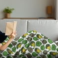 thumbnail image 3 of Artichoke Soft Flannel Fleece Blanket, Vivid Colored Artichokes Cooking Food Eating Groceries Vegan Options, Cozy Plush for Indoor and Outdoor Use, 70" x 90", Yellow and Fern Green, by Ambesonne, 3 of 5