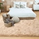 thumbnail image 3 of Alfombra Noahas Fluffy Beige de 120 x 180 cm para dormitorio y sala de estar, 3 of 7