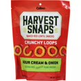 thumbnail image 4 of Harvest Snaps Crunchy Loops Sour Cream & Onion Baked Red Lentil Snacks - 2.5oz, 4 of 5