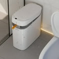 thumbnail image 6 of Joybos Small Trash Can, Motion Sensor Wastebasket, Slim Garbage Bin with One-Touch Auto Bagging & Odor Sealing, 2.2 Gallon, 6 of 12