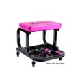 thumbnail image 4 of The Original Pink Box Rolling Creeper Seat with Tool Tray, Pink, 4 of 4