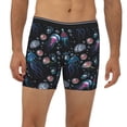 thumbnail image 2 of Men'S Boxer Briefs, Dreamy Jellyfish Soft And Breathable Mens Underwear Boxer Briefs With Widen Waist, 2 of 2
