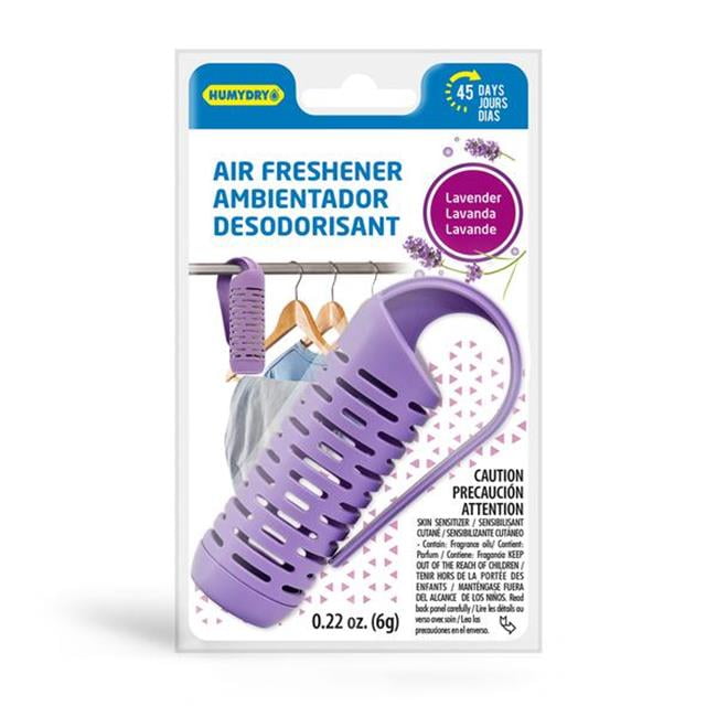 Humydry 1014269 0.22 oz Lavender Scent Closet Clip Air Freshener