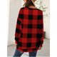 thumbnail image 3 of Jersey femenino a cuadros de manga larga para mujer sudadera con capucha deportiva con abertura en la parte inferior informal para niña, rojo, 3XL Noticed AP003845-18, 3 of 4