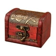 thumbnail image 2 of Wooden Treasure Chest Jewelry Box Vintage Storage Wooden Box Trinket Box Hot Sale Antique Wooden Box Storage Boxes, 2 of 5