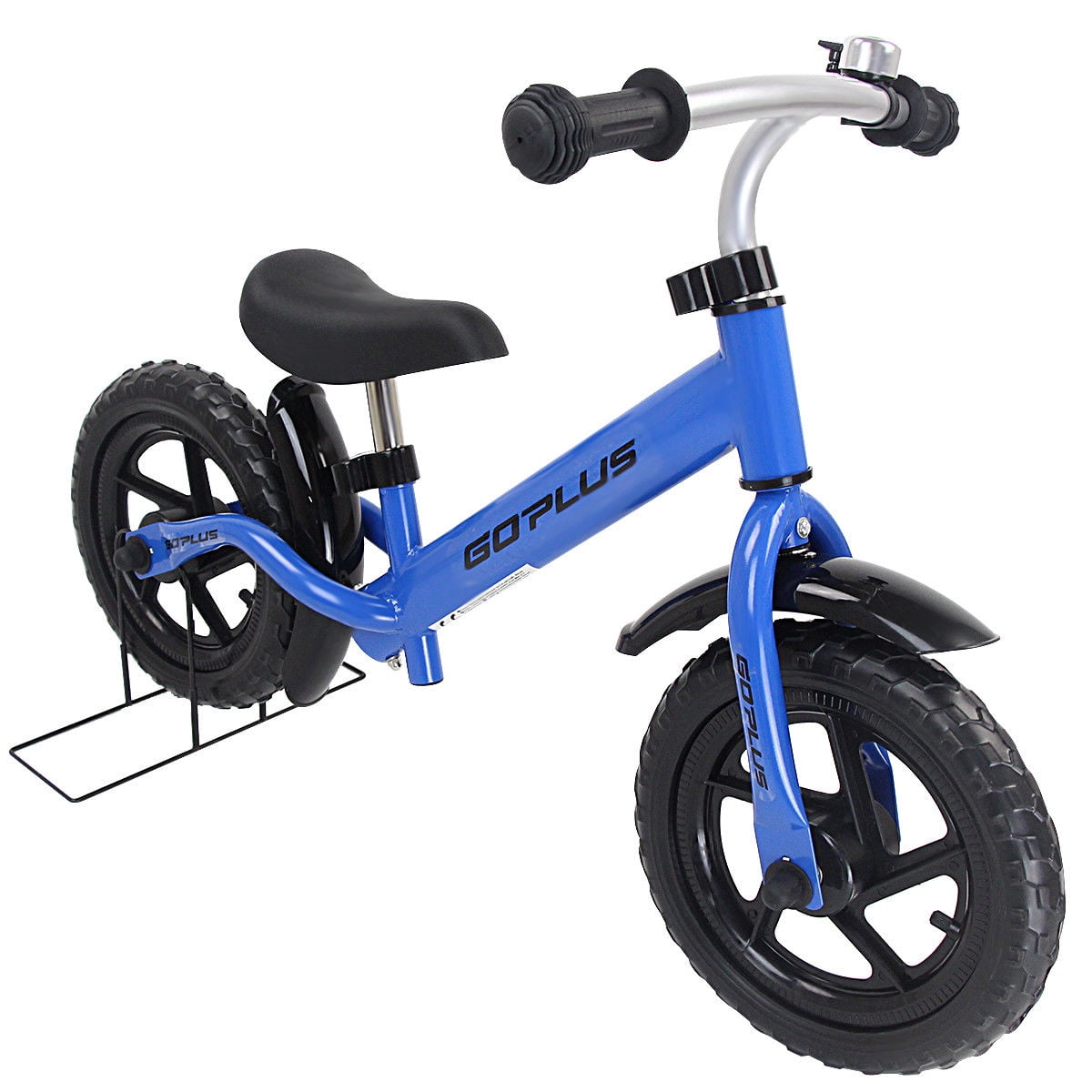 Goplus Balance Bike Kids No-Pedal Learn to Ride Adjustable Height with Bell Ring and Stand for Ages 2 to 6 Years Pre Bike Push Walking Bicycle