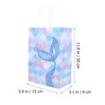 thumbnail image 2 of 10pcs Candy Storage Pouches Kraft Paper Gift Bags Mermaid Pattern Goodie Bags, 2 of 8