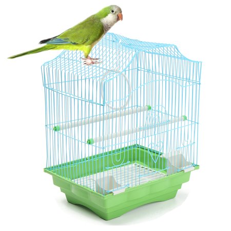 Grtsunsea Small Bird Cage Pet Cages Budgie Finch Bird Cage Budgies Canary,15.1"x11.4"x8.26"