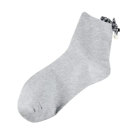 

Youmylove Spring Summer Simple Adult Socks Breathable Fashion Trend Broken Flower Pile Socks Simple Skin Color Printed Women Socks Sokken