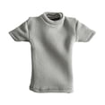 thumbnail image 2 of Camiseta a escala 1/12 Perfecl para figura de acción de 6 pulgadas gris, 2 of 8