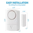 thumbnail image 1 of Door Alarm Sensor Window Alarms for Home Security Kids Burglar Safety 4PCS, 1 of 6
