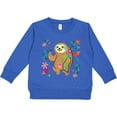 thumbnail image 2 of Inktastic Sloth Cute for Girls Toddler Sweatshirt, 2 of 4