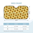 thumbnail image 2 of Kdxio Sunflowers Print Windshield Sun Shade, Foldable Sun Blocker for Car,Truck,SUV Automotive Interior Sun Protection,Reflective Shade for Front Windshield(Small), 2 of 6