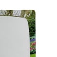 thumbnail image 2 of Ambesonne Spring Fitted Sheet, Flower Garden Grass Park, Twin Size, Green and Brown, 2 of 2