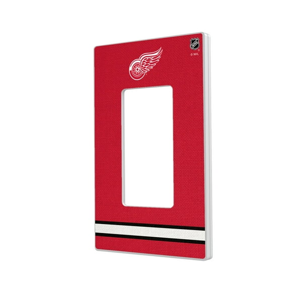Detroit Red Wings Single Rocker Lightswitch Plate