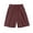 Coffee, variant on Plus Size Womens Pajamas Pants Elastic Waist Solid Pocket Casual Short Sleepwear