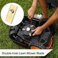 thumbnail image 4 of 36*18*0.9MM Robot Mower Replacement Blade with 2 Holes Anti-rust Durable Mower Cutter for Worx Landroid, 4 of 9