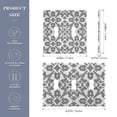 thumbnail image 3 of Dailycode Light Switch Plate Covers 2 Gang Wall Plate Plastics Outlet Covers for Kitchen Home Office Decor Gray Line Geometric, 3 of 8