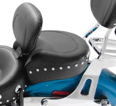 Mustang Motorcycle Seats Wide Touring Studded Recessed Rear Seat Mustang Motorcycle Seats Wide Touring Studded Recessed Rear Seat