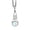 Rainbow Moonstone, variant on Solid 925 Sterling Silver Necklace For Women, Genuine Blue Turquoise Round Gemstone Unique Handcrafted December Birthstone Gift For Her