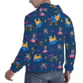 thumbnail image 6 of Wukai Dogs Riding Skateboard Print Men Hoodies Fleece Sweatshirts Long Sleeve Sweaters Pullover Fall Outfits Winter Clothes-Medium, 6 of 7