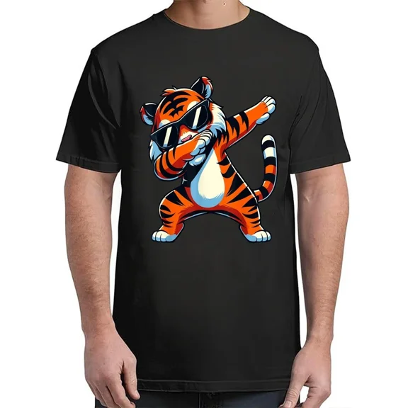 Dabbing Tiger with Sunglasses Tiger Animal For Adult S-4XL T-Shirt