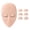 Pink, variant on Rupoun Eyelash Mannequin Head Makeup Lash Extension Training Practice Head with 3 Pairs Removable Eyelids Double Layer Lashes Light Brown (6.3 x 4.1 inches / 16 x 10.4 cm)