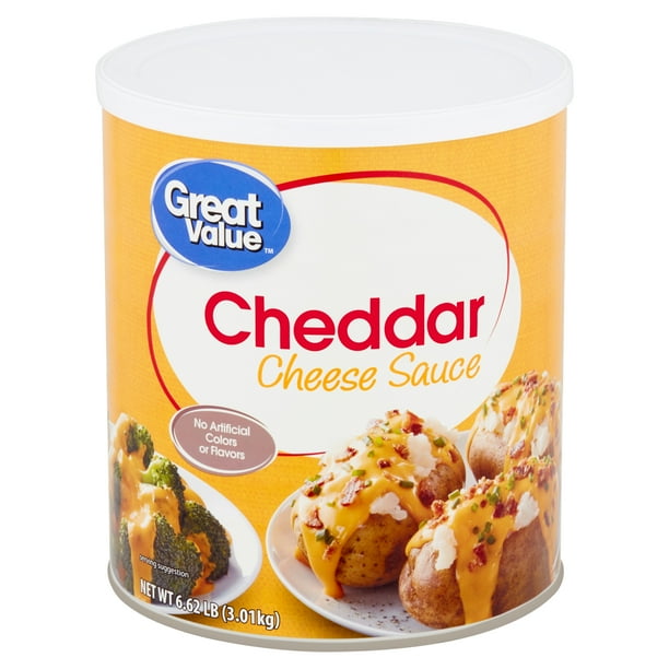 Great Value Cheddar Cheese Sauce, 6.62 lb