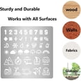 thumbnail image 6 of 1pc Sign Metal Stencils Die Cuts Plaques Cutting Dies Number Weather for Painting DIY Scrapbooking Craft Photo Album, 6 of 9