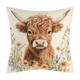 thumbnail image 3 of Throw Pillow Cover 18x18 Inch Cute Patterns Print Soft Breathable Hidden Zipper Decorative for Sofa Living Room by MPOISVA, 3 of 7