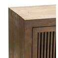 thumbnail image 5 of Finch Sawyer Solid Ash Wood Frame 3-Doors Cabinet in Brown, 5 of 7