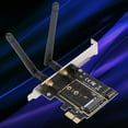 thumbnail image 4 of PCI-E To NGFF M.2 Adapter Card,  Wear Resistant Stable PCI-E 1X To KEY A-E Expansion Adapter WIFI Wireless  For WINXP, 4 of 8