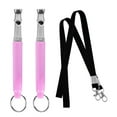 thumbnail image 2 of 2 Set Dog Training Whistle with Lanyards Ultrasonic Dog Whistle to Stop Barking for Dogs Recall Training Adjustable Silent Dog Whistle Safe Anti-lost Training Control Tool, 2 of 8