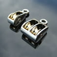 thumbnail image 3 of 36/52/75mm Metal Sheave Alloy Fixed Swivel Pulley Crown Block And Tackle Lifting Wheel Mini Single/Double Pulley For DIY ,Work Smooth and Silent, 3 of 6