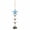Blue Starfish, variant on Fountwell Nautical Wooden Wind Chime Blue Shell Coastal Decor Gift for Patio Home