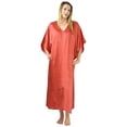 thumbnail image 3 of Up2date Fashion's Three Women's Red-Print Satin Caftans / Kaftans Value Pack #23, 3 of 4