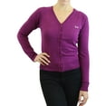 thumbnail image 2 of Women’s V-Neck Button Cardigan Sweater, 2 of 4