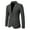 Winter jackets for men clearance-Dark Gray, variant on Mens Coats and Jackets Winter Men Casual Pockets Button Blazer Turndown Suit Long Sleeves Blazer Gray