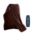 thumbnail image 1 of Heated Shawl Pad USB Heated Shawl Electric Heated Blanket Plush Flannel Blanket With 3 Heat Level Setting For Car Office Home Travel 100x70cm Ultra Plush Throw, 1 of 1
