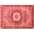 thumbnail image 1 of Ahgly Company Machine Washable Indoor Rectangle Abstract Red Modern Area Rugs, 7' x 10', 1 of 4