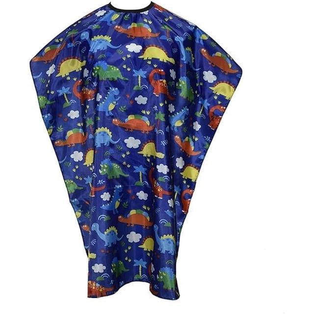 Capa de corte de pelo para niños, capa de peluquería para niños, cubierta de corte de pelo, delantal, bata, capa impermeable de tela para niños