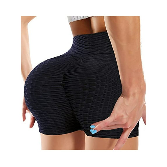 Scrunch Butt Shorts for Women High Waist Booty Butt Lifting Shorts Push Up Workout Leggings Yoga Shorts