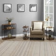 thumbnail image 2 of Designs2Go Simon Three-Tier End Table with USB Ports in Nutmeg Wood Finish, 2 of 12