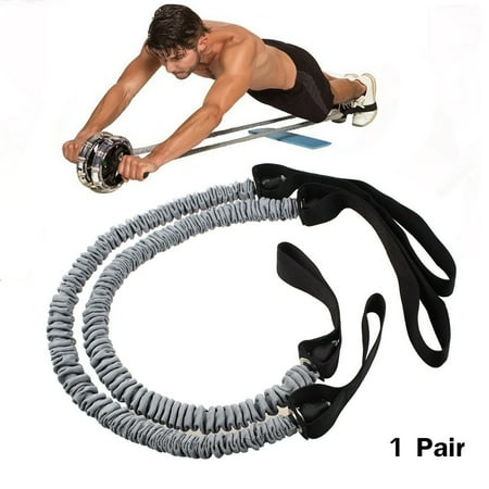 - Double Wheels Ab Roller Pull Rope Waist Abdominal Slimming Fitness Equipment